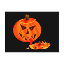 Cannibal Jack O Lantern Postcard