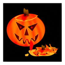 Cannibal Jack O Lantern Poster