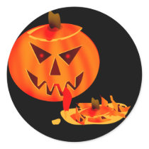 Cannibal Jack O Lantern Stickers