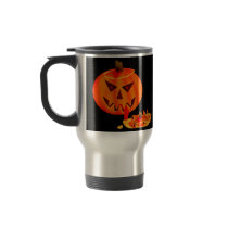 Cannibal Jack O Lantern Travel Mugs