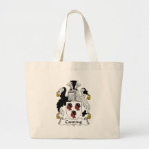 Canning Family Crest Canvas Bags