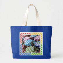 Canning Gingham Tote Bag