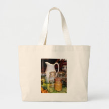 Canning Jar With Corn Bag