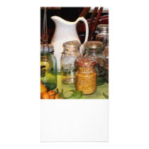 Canning Jar With Corn Photo Greeting Card