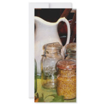 Canning Jar With Corn Full Color Rack Card