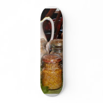 Canning Jar With Corn Skate Board