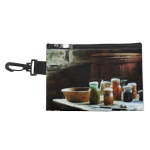 Canning Jars With Colorful Vegetables Accessories Bags