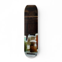 Canning Jars With Colorful Vegetables Custom Skate Board