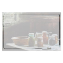 Canning Jars With Colorful Vegetables Customized Stationery