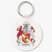 Cannon Family Crest keychains