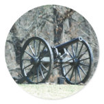 Cannon Round Sticker