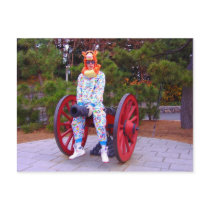 Cannon Straddler- postcard