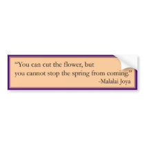 Cannot Stop the Spring Bumper Stickers