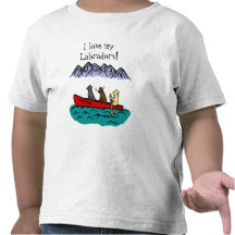 Canoe Adventure Labradors Shirt