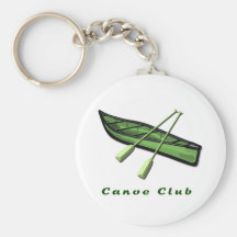 Canoe Club Design Keychain