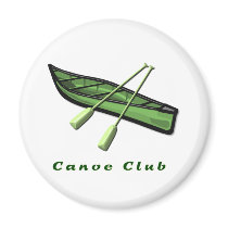 Canoe Club Design Fridge Magnet