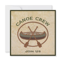 Canoe Crew Personalized Announcement