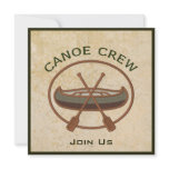 Canoe Crew Personalized Announcement