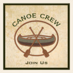 Canoe Crew invitations