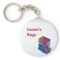Canoe Evening Key Chains