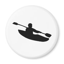 Canoe - Kayak Refrigerator Magnet