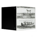 Canoe of the Iroquois 3 Ring Binder