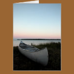 Canoe on Beach cards