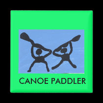 CANOE PADDLER magnets