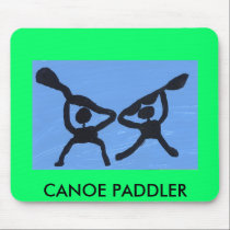 CANOE PADDLER mousepads