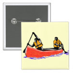 Canoe Pinback Button