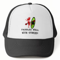 Canoe Slalom - Paddles Well With Others Trucker Hat