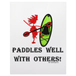 Canoe Slalom - Paddles Well With Others Customized Letterhead