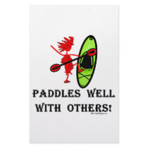 Canoe Slalom - Paddles Well With Others stationery