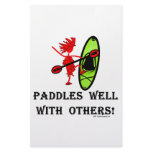 Canoe Slalom - Paddles Well With Others Stationery
