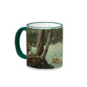 Canoeing on an Adirondack Mountain Stream mug