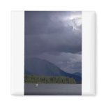 Canoeist on the Nahanni River, NWT, Canada Refrigerator Magnet