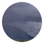 Canoeist on the Nahanni River, NWT, Canada Round Sticker