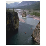 Canoeists, Mountain River, Northwest Territories, Flyer Design