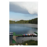 canoes on a lake stationery
