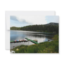 canoes on lake 2 invitations by pinkypetals canoes on lake 2 invitations
