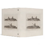 Canoes, Oonalashka, Alaska Vinyl Binder