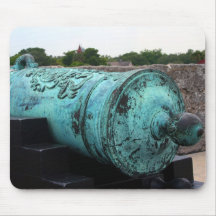 Canon at St Augustine Fort I Mouse Pad
