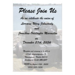 Canon over castle wall custom invite