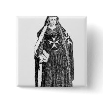 Canoness of the Order of St. John of Jerusalem Pinback Buttons