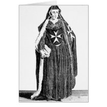 Canoness of the Order of St. John of Jerusalem Greeting Card