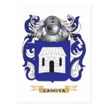 Canova Coat of Arms (Family Crest) Postcards