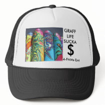 cans001, GRAFF LIFE SUCKA, GRAFF LIFE SUCKA, 4-... hats