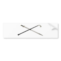 CanSwordCrossed061209 Bumper Sticker