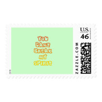 CANT BREAK MY SPIRIT postage by MissMissyLue CANT BREAK MY SPIRIT postage