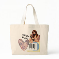 Cant Buy My Love - Jumbo Tote bags